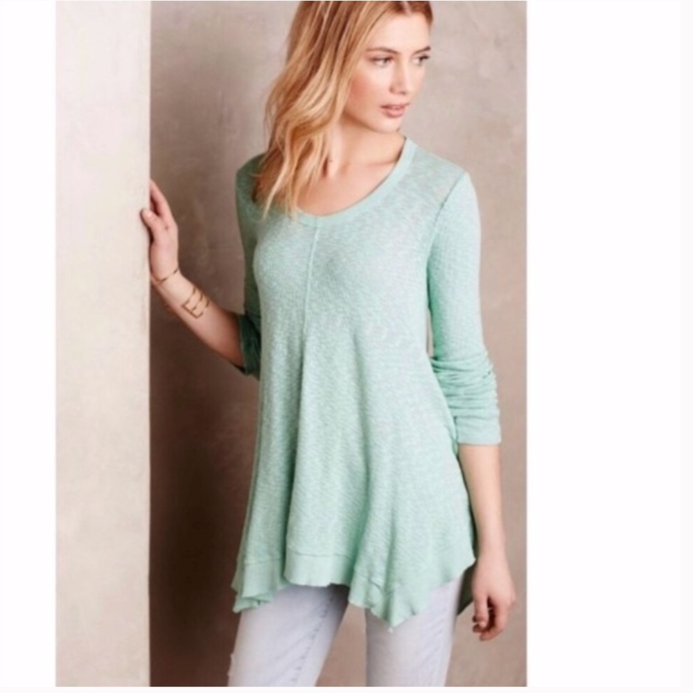 Left of Center Anthropologie Centerline Slub Tee